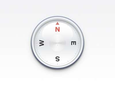 Compass Icon app icon compass mac icon macos icon osx icon metal needle pointer realistic sandor skeu skeuomorph skeuomorphism smartisan smartisan icon ui icon user interface icon ux icon