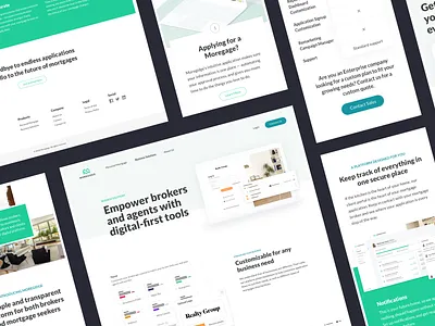 Marketing Website application landing page marketing mobile responsive ui ux website