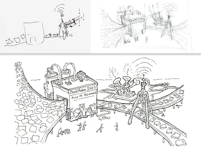 BookMaker 3000 Process illustration