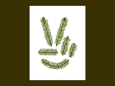 Posters For Parks – Vector Preview brush brushes conifer minnesota mn parks pine pinecone poster postersforparks textured vector