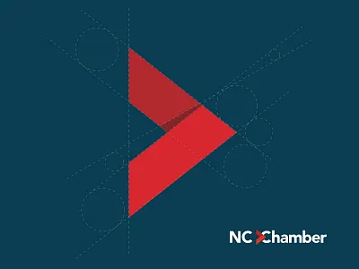 North Carolina Chamber Branding arrow branding chamber golden ratio identity logo mark