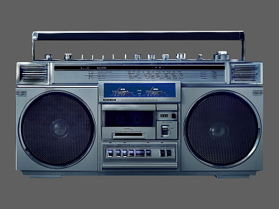 boombox boombox illustration music painting photoshop retouching