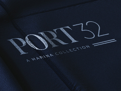 Port 32 // Logo brand brand development branding branding agency design fonts graphic design logo typography