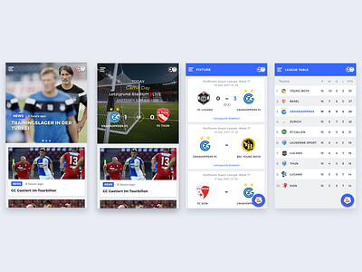 Apps for Clubs interaction ios mobile score sports ui ux