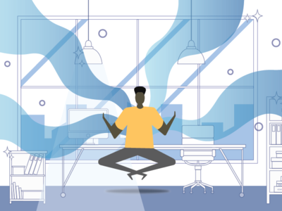 A clean office is a happy office branding digital illustration hand drawn illustration salt lake city utah utah designer