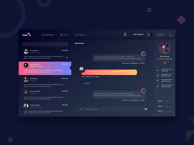 Chat V3 design interaction ui ux web