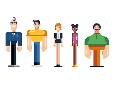 flatBodies art bodies digitalart flatdesign girls graphicdesign men people vector