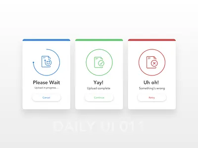 Daily UI #011 daily ui flash message mobile popup
