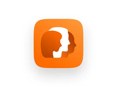 Meetings iOS Icon ai android branding chat conference discussion group group chat human icon iphone logo man meetings people saas unfold video voip woman