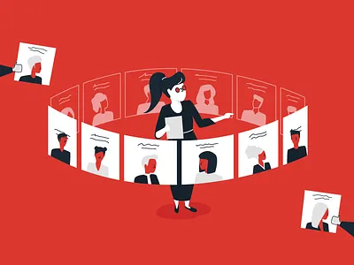 Recruiter employee hr job people recruiter recruiting woman