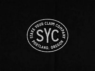 Stake Your Claim Badge badge design oregon portland stakeyourclaim