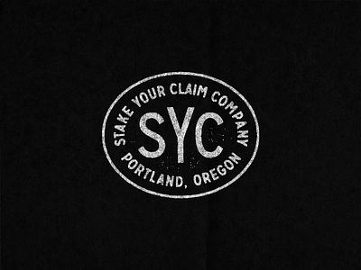 Stake Your Claim Badge badge design oregon portland stakeyourclaim