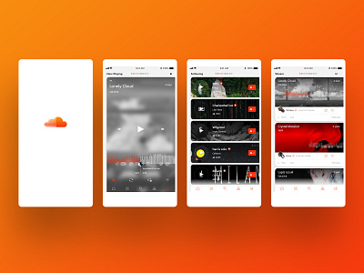 Soundcloud 2.0 app app concept app dashboard design icon logo redesign soundcloud ui ux web web design