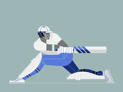 🏏 Cricket Player 🏏 athlete batter cricket sports uber vector