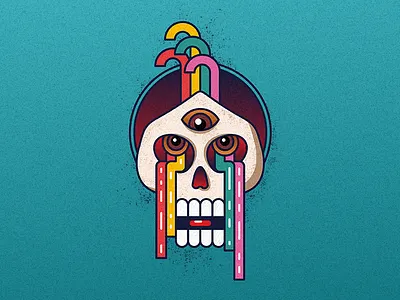 Skull design illustration skull vector
