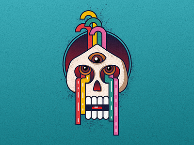 Skull design illustration skull vector