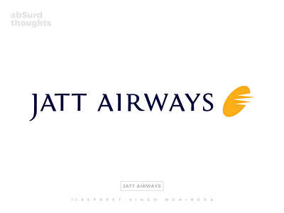 Jet Airways — abSurd Thoughts 👳🏻 aeroplane airplane art balle bhangra colours design diljit dosanjh doodles flight graphic design humour illustration india jaspreet singh mohindra jet airways logo logo design punjab typography