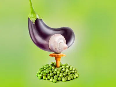 food and sport collage creative design digital ad photomanipulation photomontage photoshop