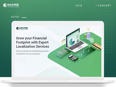 Financial Services Landing Page financial landing page service translation