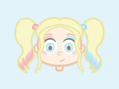 DC : Harley Quinn cartoon character cute dc comics design game graphics harley quinn illustration kawaii movie pastel tv show vector