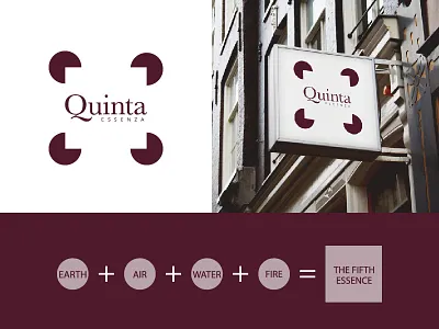 Proposal for "Quinta Essenza" brand brandidentity branding design dribbble food graphic graphicdesign identity inspiration inspire logo logodesign logos logotype marks restaurant symbol trademark type