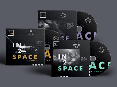 In 2 Space | Collection branding design space texture type typography