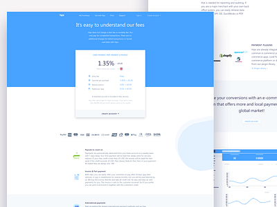 Hips - Pricing page branding design flat icons redesign ui ux vector web website