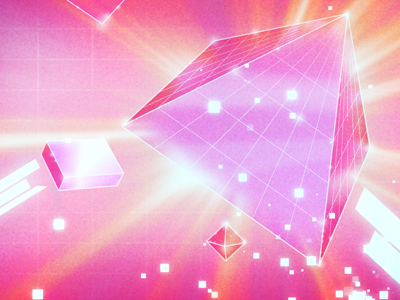 retro pyramid 3d 80s design future geometric graphic design motion motion design pink retro space spacey style frames