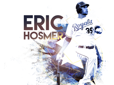 Player Intro Layout Design baseball design illustration kc royals layout motion print royals sport sports sports design