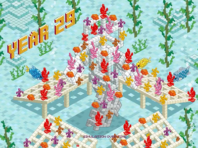 Minecraft Coral Crafters Animation advertising animation design graphic illustration illustrator infographics isometric motion pixel art vector