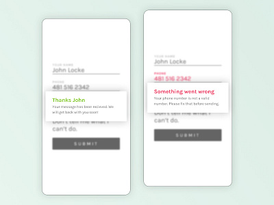 Daily UI: Flash Message dailyui dailyui011 error form success ui