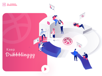 Keep Dribbbling ui ux design visual design