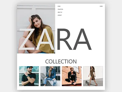 MY NEW DESIGN FOR MODE fashion brand ui ux zara