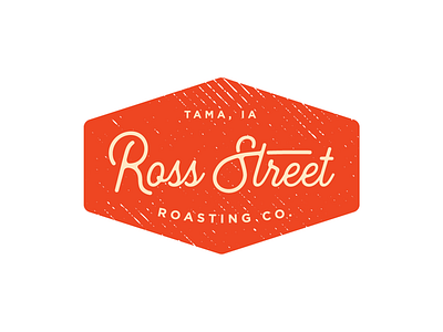 Ross Street Logo beans coffee logo roasting vintage