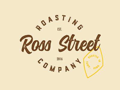 Vintage roasting logo circle coffee hand written logo roasting stamp vintage