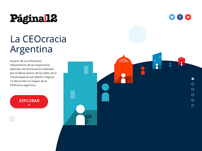 Ceocracia data visulization design illustration interaction media news ui
