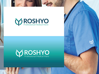 Roshyo medical shot branding corporate design guadalajara hospital logo medic medical mexico typography