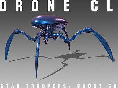 Drone Class Alien Bug 3d alien aliens biological board game boardgame bug concept art creature creatures digital 3d future sciencefiction scifi