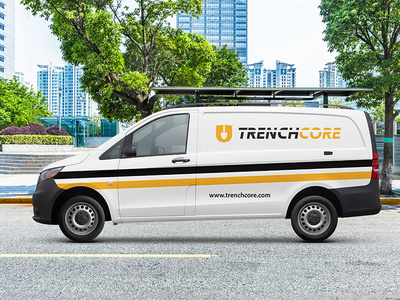 Van Mockup for Construction Company brand identity branding digital design graphic design logo