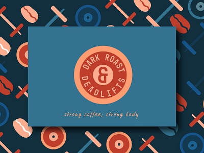 D&D Second Option branding coffee concept design logo weight lifting