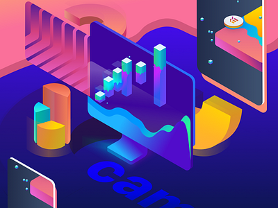 Elements For Analytics Pro analytics app branding design flat illustration interface isometric sketch ui ux web