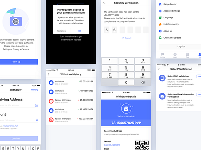 UI-Withdraw Module app asset blue finance scan ui withdraw