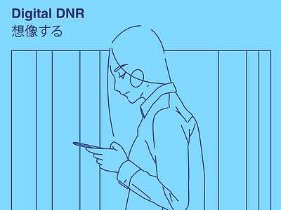 Fragment 50 composition design digital dnr drawing fragment girl illustration laconic minimal phone poster smirk