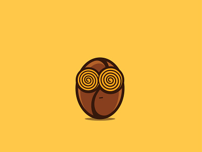 Coffee Bean hypnosis cartoon character coffee coffee bean comic comic art cute hypnosis hypnotic hypnotize illustartion