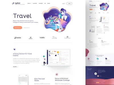 Rydoo Travel agency me paris ui uidesign uiux webdesign