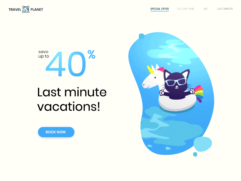 DailyUI#37 Special Offer 100dayschallenge after effects animation cat lovers dailyui holidays motion design promotion special offer