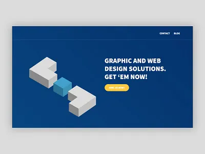 Petox Design - Landing Page art direction css html illustration isometric landing page landing page design petox design web design