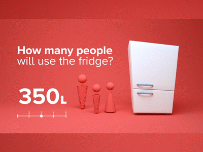 3D Fridge Character 2d 3d aftereffects animation c4d character design gif motion octanerender