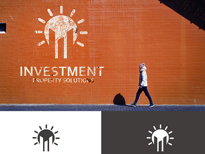 Investment Porperty Solutions logo branding commercial real estate icon invetsment logo logotype property