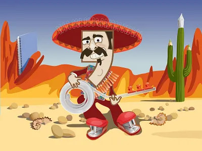 "Regreso a la escuela" - character design back to school character design design illustration mexican vector